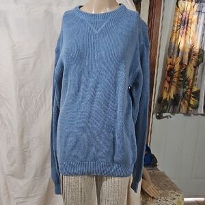 Croft & Barrow Blue Crewneck Men's Sweater